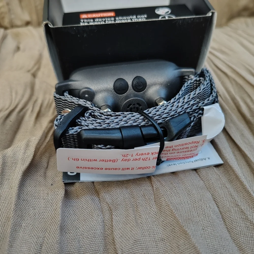 Ultrasonic Dog Bark Collar Rechargeable Anti Bark Trainer NEW